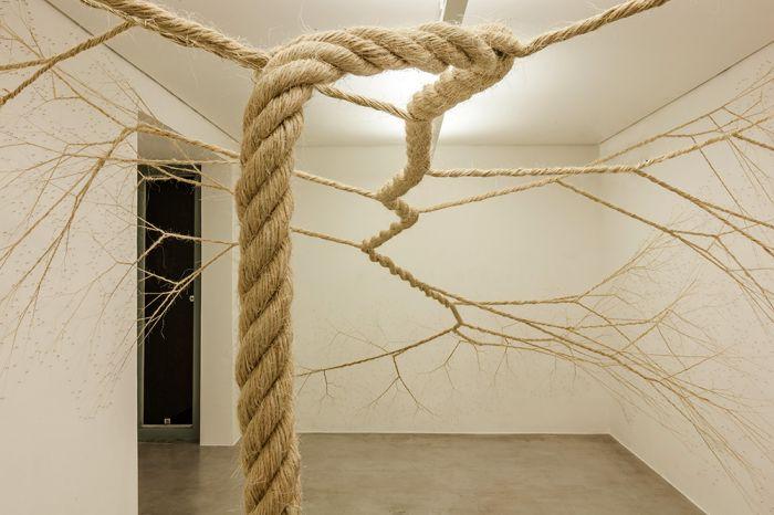 绳子艺术景观