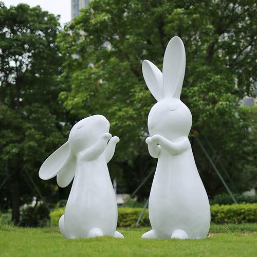 兔子动物景观艺术的相关图片